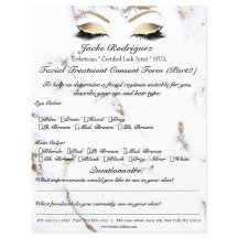 Formulário de Consentimento para Tratamento Facial
