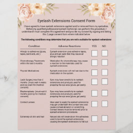 Flyer Formulário de isenção e liberação de responsabilid