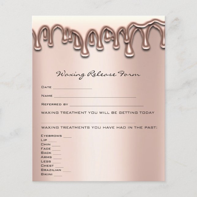 Flyer Formulário de Liberação de Responsabilidade de Dep (Frente)