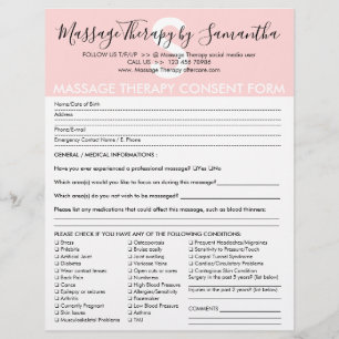 Flyer Formulário de Orçamento de Consentimento para Tera