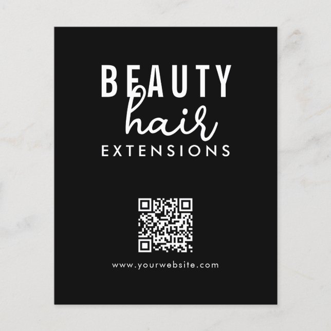 Flyer Formulário de Pedido de Perucas e Extensões de Cab (Frente)