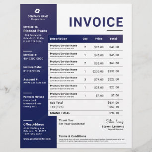 Flyer Formulário de Recebimento de NFF Comercial Moderna