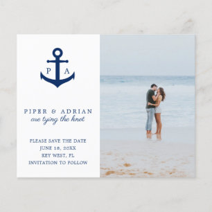 Flyer Foto Âncora Náutica Orçamento Casamento Salve a Da