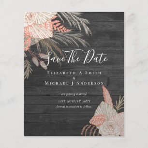 Flyer Foto CHEAP Salvar Datas PAMPAS GRASS Terracotta