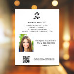 Flyer Foto comercial qr code beleza spa makup cabelo<br><div class="desc">Personalize e adicione o logotipo,  nome,  endereço,  texto,  foto,  seu próprio código QR ao seu site. Fundo branco,  texto preto.</div>