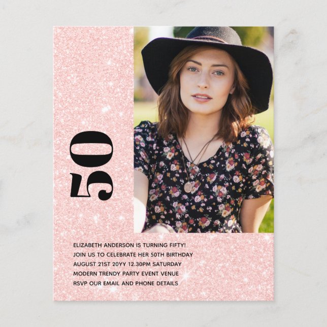 Flyer FOTO CONVITE DE ANIVERSÁRIO 50º 21rua 18º 16º 30 (Frente)