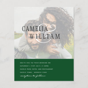 Flyer FOTO Convite de Casamento Noivado Salva a Data
