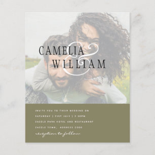 Flyer FOTO Convite de Casamento Noivado Salva a Data