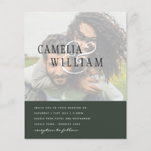 Flyer FOTO Convite de Casamento Noivado Salva a Data