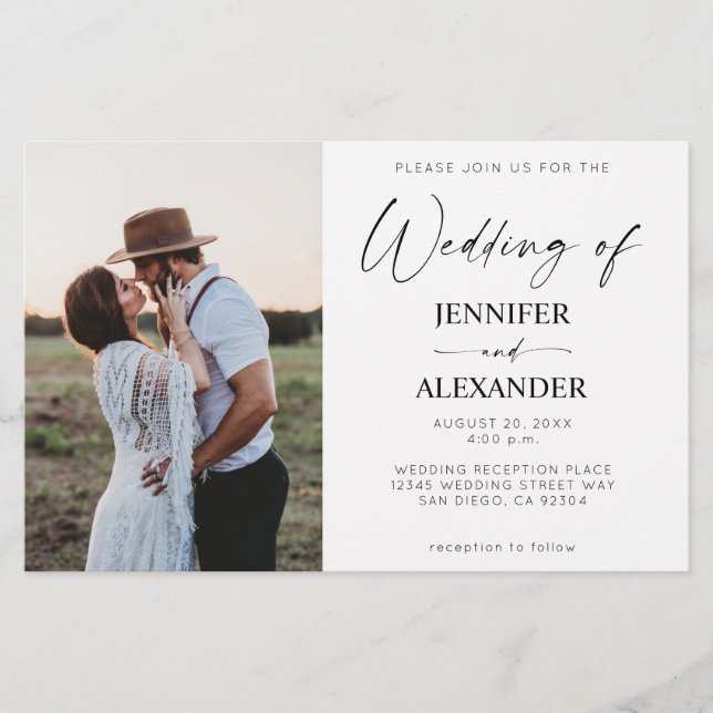 Flyer Foto de caligrafia branca e preta MD de orçamento  (Frente)