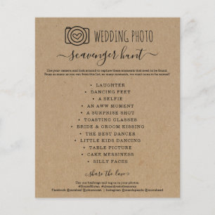 Flyer Foto de Casamento Caça de Escavador I Jogo de Esp