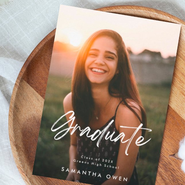 Flyer Foto do Anúncio de Graduação Personalizável de Orç (Criador carregado)