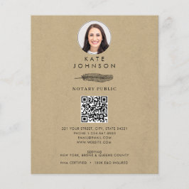 Flyer Foto do logotipo do Agente de Assinatura Notária F