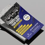 Flyer Foto do Marketing de ginástica moderno azul e amar<br><div class="desc">Promova suas aulas de treinamento ou estúdio de malhação com este moderno Planador Gym com design de Foto. Apresentando um design azul e amarelo em negrito com espaço para uma foto, seu logotipo, linha de etiquetas ou cabeçalho, USPs e serviços, bem como um crachá de promocional para adicionar um desconto...</div>
