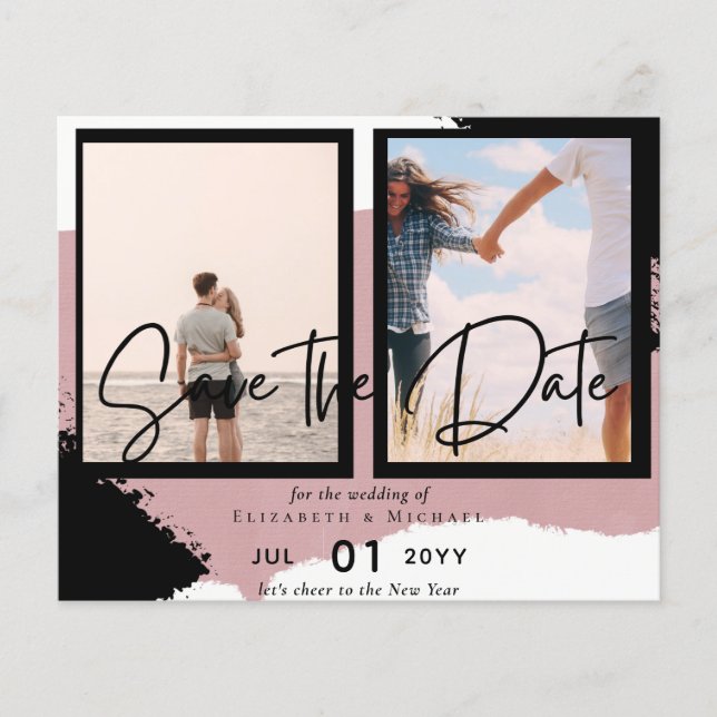 Flyer FOTO DO ORÇAMENTO Salve as Datas Urbana Moderna (Frente)