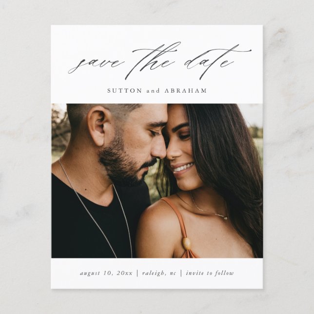 Flyer Foto do Script de Orçamento Salvar a Data (Frente)