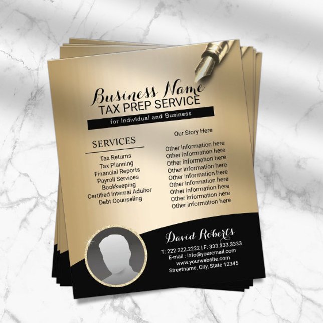 Flyer Foto do Serviço de Consultoria da Empresa de Prepa (Criador carregado)