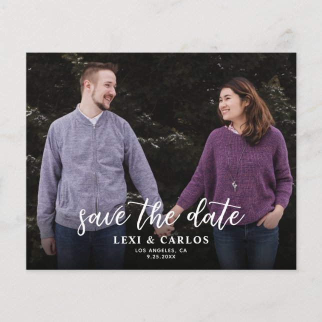 Flyer Foto e caligrafia 2B Horizonte Mais Escuro Salvar  (Frente)