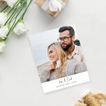 Flyer Foto e caligrafia 5 MOD V Salvar Data<br><div class="desc">******* O PAPEL MATTE É FINO. ATUALIZE UM PAPEL MAIS ESPESSURDO. NENHUM ENVELOPES INCLUÍDO. PARA CARTÕES, CARTÕES MAIS ESPESSURAS, VERIFIQUE O LINK ABAIXO. CARTÃO, CARTÕES ESPESSURAS TÊM UMA OPÇÃO PARA ENVELOPES OU INCLUI-OS******* Sem envelopes, versão do folheto de papel. Economize dinheiro em convites formais com este convite em papel. Prepare...</div>