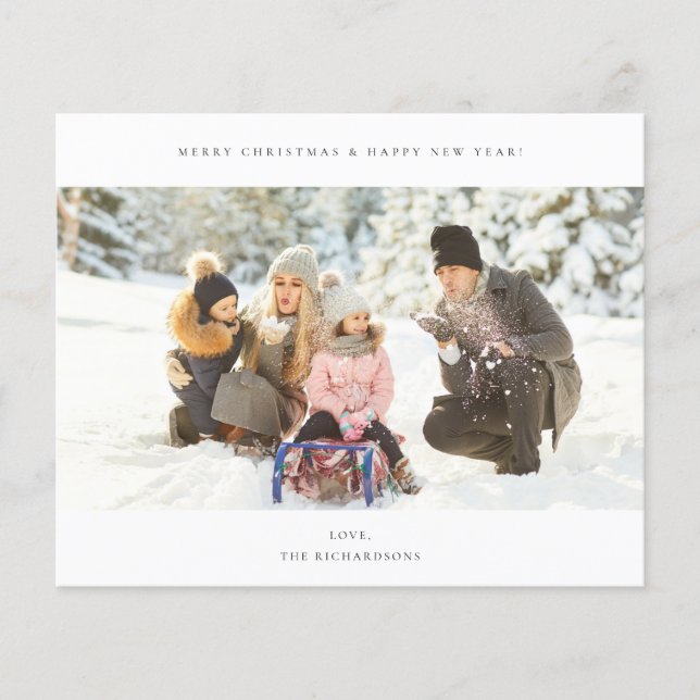 Flyer Foto H Chic Panorâmica de Orçamento - Preto e Bran (Frente)