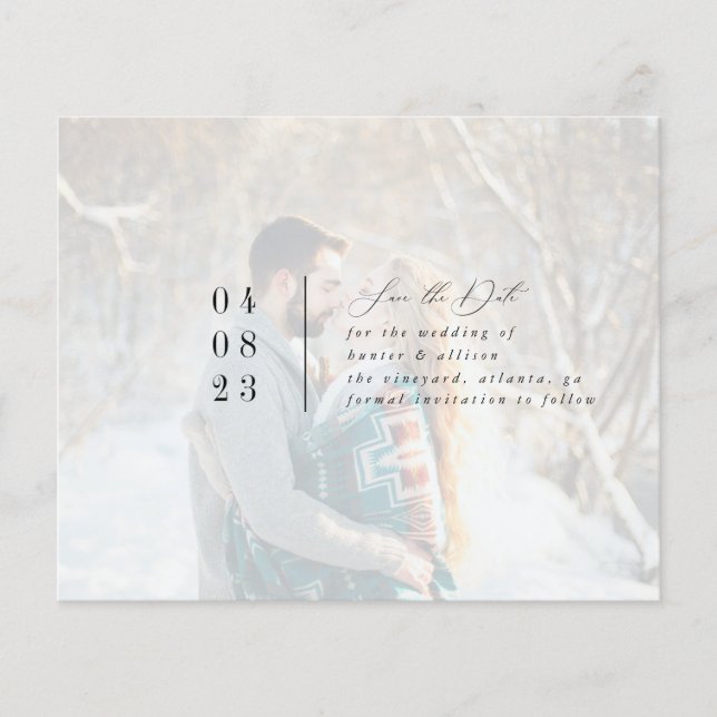 Flyer Foto Moderna Salva a Data (Frente)