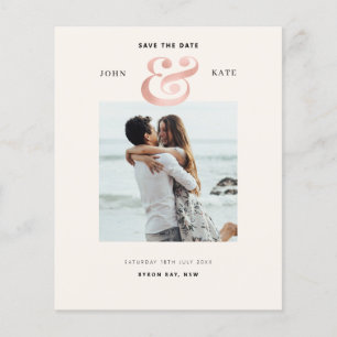 Flyer Foto para salvar o convite de data