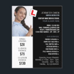 Flyer Foto Personalizada, Escola de Condução, Instrutor<br><div class="desc">Foto personalizada,  escola de condução,  instrutor de publicidade na loja de Cartão de visita.</div>