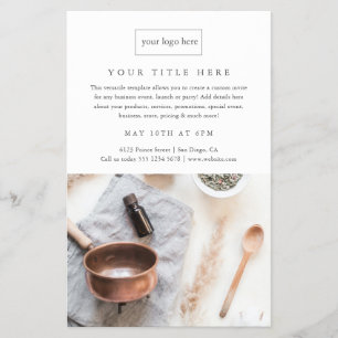 Flyer Foto profissional minimalista de eventos empresari