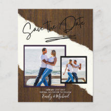 FOTO Salvar a data - Script manuscrito moderno