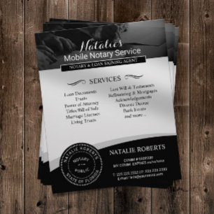 Flyer Fotografia do Agente de Assinatura de Empréstimo 