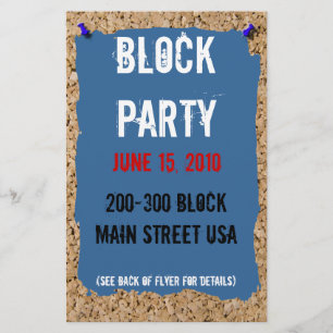 Flyer Fotografia do quadro da cortiça do Grunge