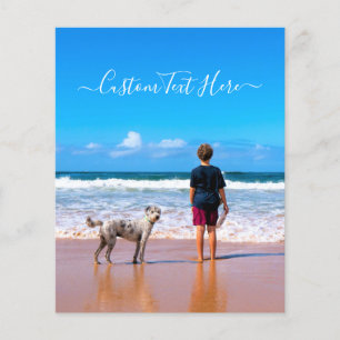 Flyer Fotografia e texto personalizados - seu próprio D