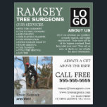 Flyer Fotografia Personalizada - Cirurgião-Árvore - Arbo<br><div class="desc">Fotografia Personalizada - Cirurgião Árvore - Folhetos Publicitários Arboristas Da Loja De Cartão de visita.</div>