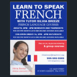 Flyer Fotografia Personalizada, Curso de Língua Francesa<br><div class="desc">Fotografia Personalizada,  Folhetos De Publicidade De Idioma Francês Pela Loja De Cartão de visita.</div>