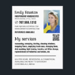 Flyer Fotografia Personalizada, Empregador Doméstico, Ma<br><div class="desc">Fotografia Personalizada,  Empregador Doméstico,  Folheto Publicitário Mascarado pela Loja de Cartão de visita.</div>