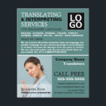 Flyer Fotografia Personalizada, Tradutor e Intérprete<br><div class="desc">Folhetos Personalizados De Fotografia,  Tradutor E Intérprete Publicitários Pela Loja De Cartão de visita.</div>