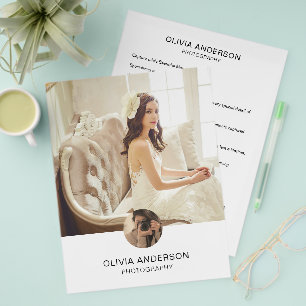 Flyer Fotógrafo do QR Social Media Services