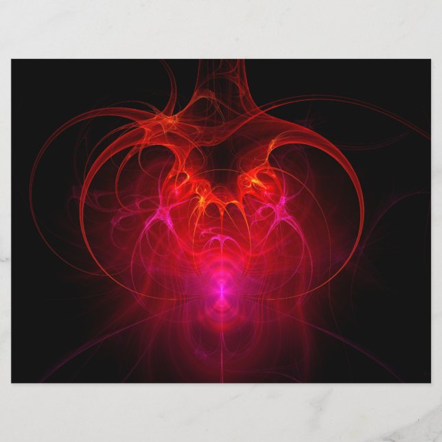 Flyer Fractal - Ciência - A rede neural (Frente)