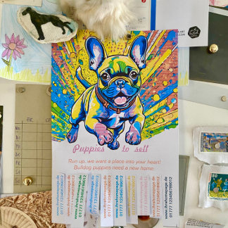 Flyer Französische Bulldoggen Welpen zu verkaufen