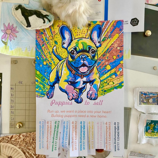 Flyer Französische Bulldoggen Welpen zu verkaufen (Criador carregado)