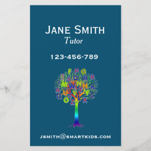 Flyer Freelance tutor or teacher for any subject