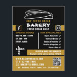Flyer Fresh Baguettes, Bakers, Bakery Store Advert<br><div class="desc">Fresh Baguettes,  Bakers,  Bakery Store Advertising Flyers By The Business Card Store.</div>