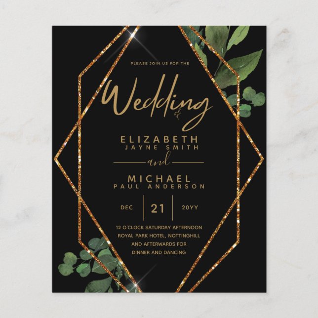 Flyer FRIGRES de Convite para Casamento de Orçamento Mai (Frente)