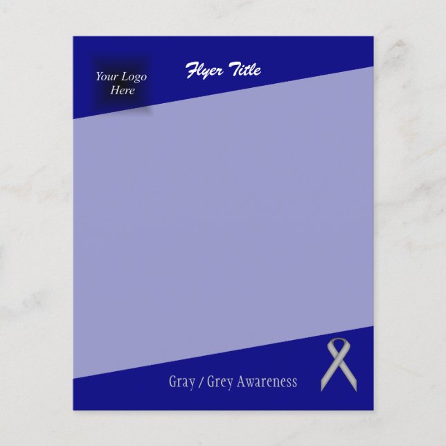 Flyer Friso Padrão da cinza por Kenneth Yoncich (Frente)