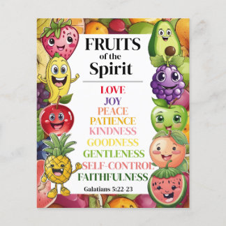 Flyer Frutas do Espírito