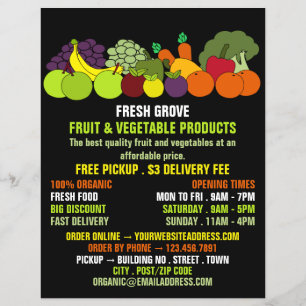 Flyer Frutas e Produtos Hortícolas, Comboios Publicitári