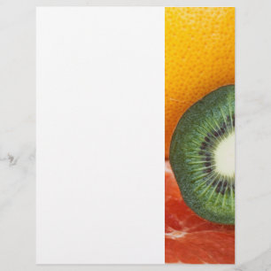 Flyer Frutas tropicais: kiwi e toranja