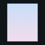 Flyer Fundo de Gradação Cor-de-Rosa Pálido e Azul<br><div class="desc">Cor rosa pálido e gradiente azul.</div>