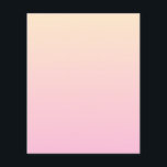 Flyer Fundo de gradação rosa pálido e amarelo<br><div class="desc">Gradiente rosa pálido e amarelo.</div>