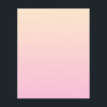 Flyer Fundo de gradação rosa pálido e amarelo<br><div class="desc">Gradiente rosa pálido e amarelo.</div>